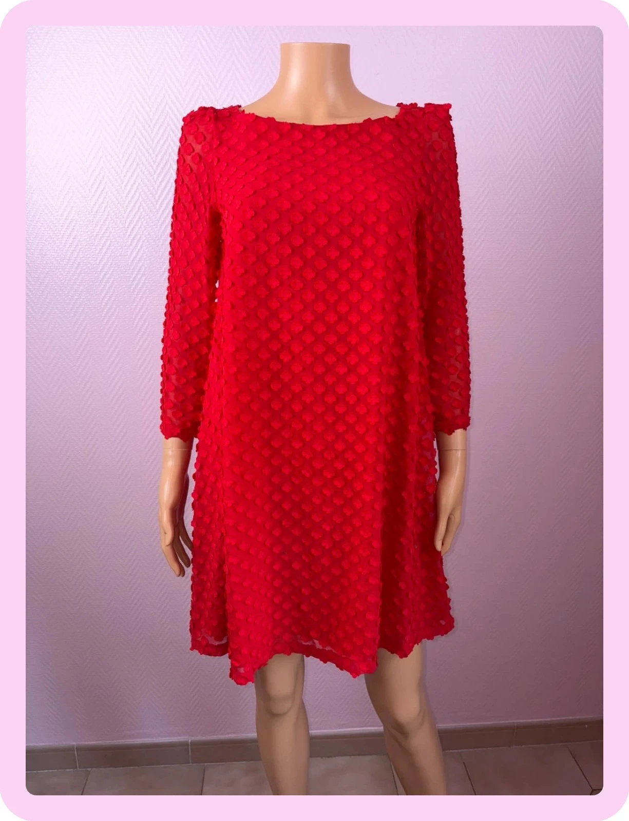 Robe rouge Claudie Pierlot, taille 36
